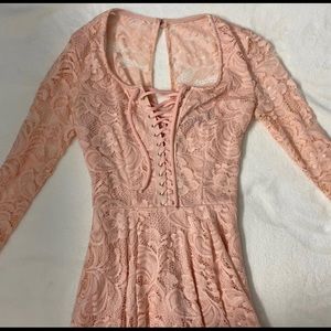 Lace up skater dress from macys